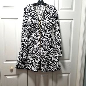 I-N-C International Concepts Womens Full Zip Fit & Flare Dress Small